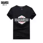 dsquared2 t-shir de luxe brothers d2 noir